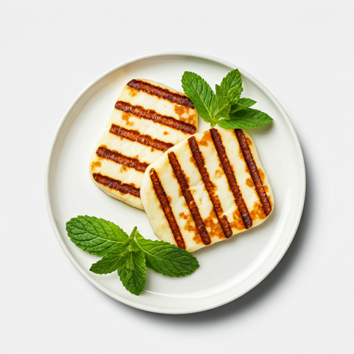 Grillowane plastry halloumi z konfiturą z fig