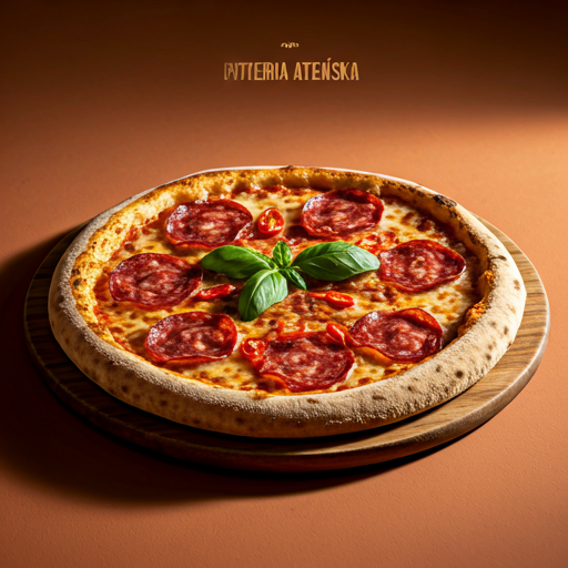 Pizza Ognista Atena z nduja, salami i peperoncino